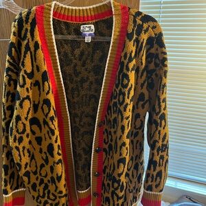 Future Collective Leopard Print Cardigan